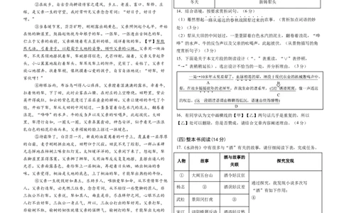 语文（江苏宿迁卷）（考试版A3）_中考复习资料_语数英物化_1语文中考复习_赠送：2025中考模拟题_2025年语文一模_语文（江苏宿迁卷）-2025年中考第一次全真模拟题