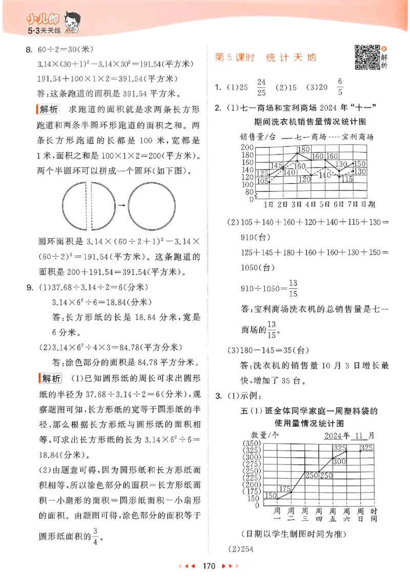 苏教数学答案5下_2026春小学教辅大合集_7-26春《53天天练》系列_26春《53天天练》数学_2025春苏教版数学1-6年级下册《53天天练》_25春53天天练苏教数学5下