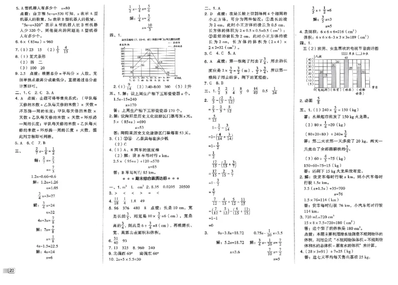 综合素质达标试卷_2026春小学教辅大合集_6-26春《典中点》系列_26春《典中点》数学北师版（完整版）_26春典中点五年级数学下（BS版）_2026春《典中点》数学北师版5下