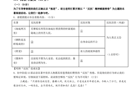 语文（无锡卷）（考试版A4）_中考复习资料_语数英物化_1语文中考复习_赠送：2024中考模拟题_三模（40套）_语文（无锡卷）