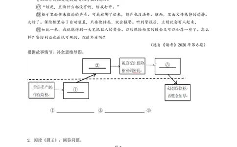 语文中考小说情节梳理专题复习导学案_中考复习资料_语数英物化_1语文中考复习_2025年中考资料_备考2025中考语文二轮专项复习课件+教案+导学案