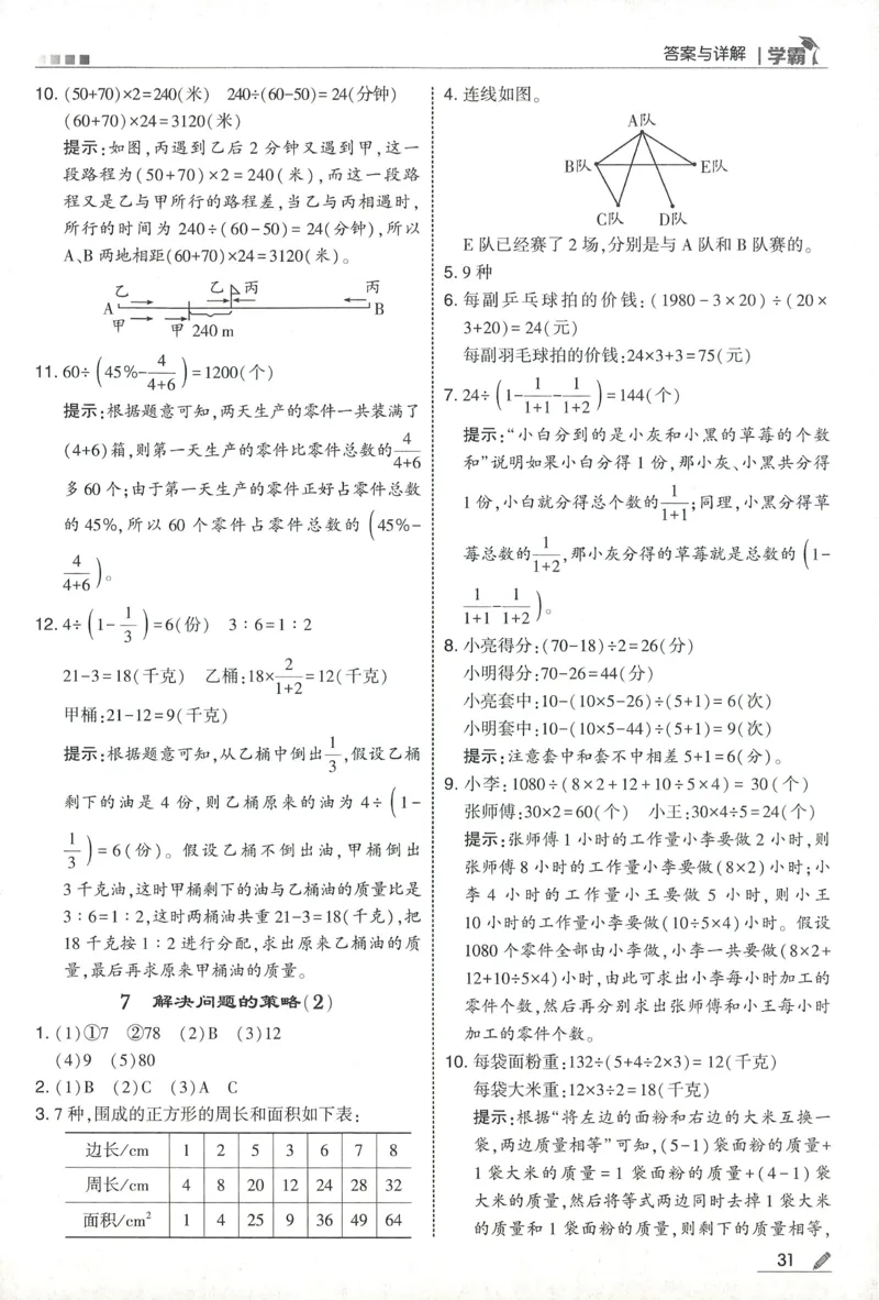 答案SJ数学6下_2026春小学教辅大合集_9-26春《经纶学霸》系列_26春《五星学霸》语数英系列_26春《五星学霸》数学苏教下册_2026春《五星学霸》数学SJ6下