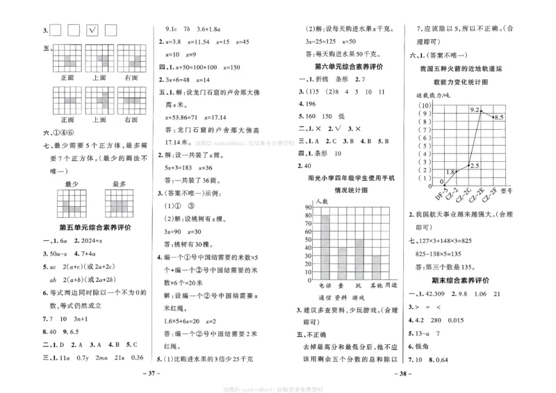 综合素养评价（A3）_2026春小学教辅大合集_18-26春《pass绿卡图书》小学学霸系列_《小学学霸作业本》_数学《小学学霸作业本》北师26春_2026春《小学学霸作业本》数学北师版4下