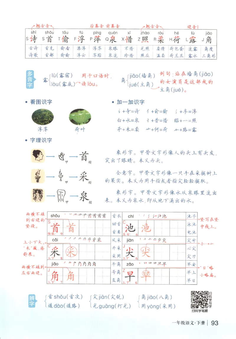 状元语文笔记.语文一年级.下册_2026春小学教辅大合集_3-26春《课堂笔记》系列_小学语文《课堂笔记》1-6年级下册（26春）(2)_《状元笔记》1-6年级下册（25春）