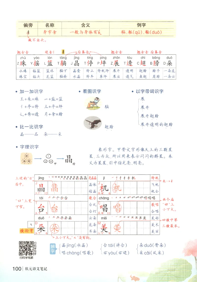 状元语文笔记.语文一年级.下册_2026春小学教辅大合集_3-26春《课堂笔记》系列_小学语文《课堂笔记》1-6年级下册（26春）(2)_《状元笔记》1-6年级下册（25春）