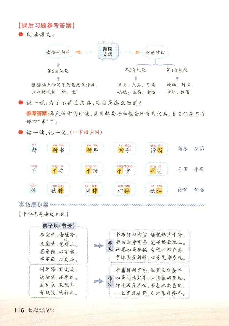 状元语文笔记.语文一年级.下册_2026春小学教辅大合集_3-26春《课堂笔记》系列_小学语文《课堂笔记》1-6年级下册（26春）(2)_《状元笔记》1-6年级下册（25春）