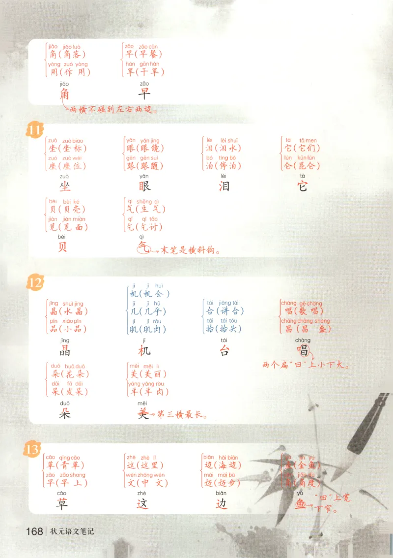 状元语文笔记.语文一年级.下册_2026春小学教辅大合集_3-26春《课堂笔记》系列_小学语文《课堂笔记》1-6年级下册（26春）(2)_《状元笔记》1-6年级下册（25春）