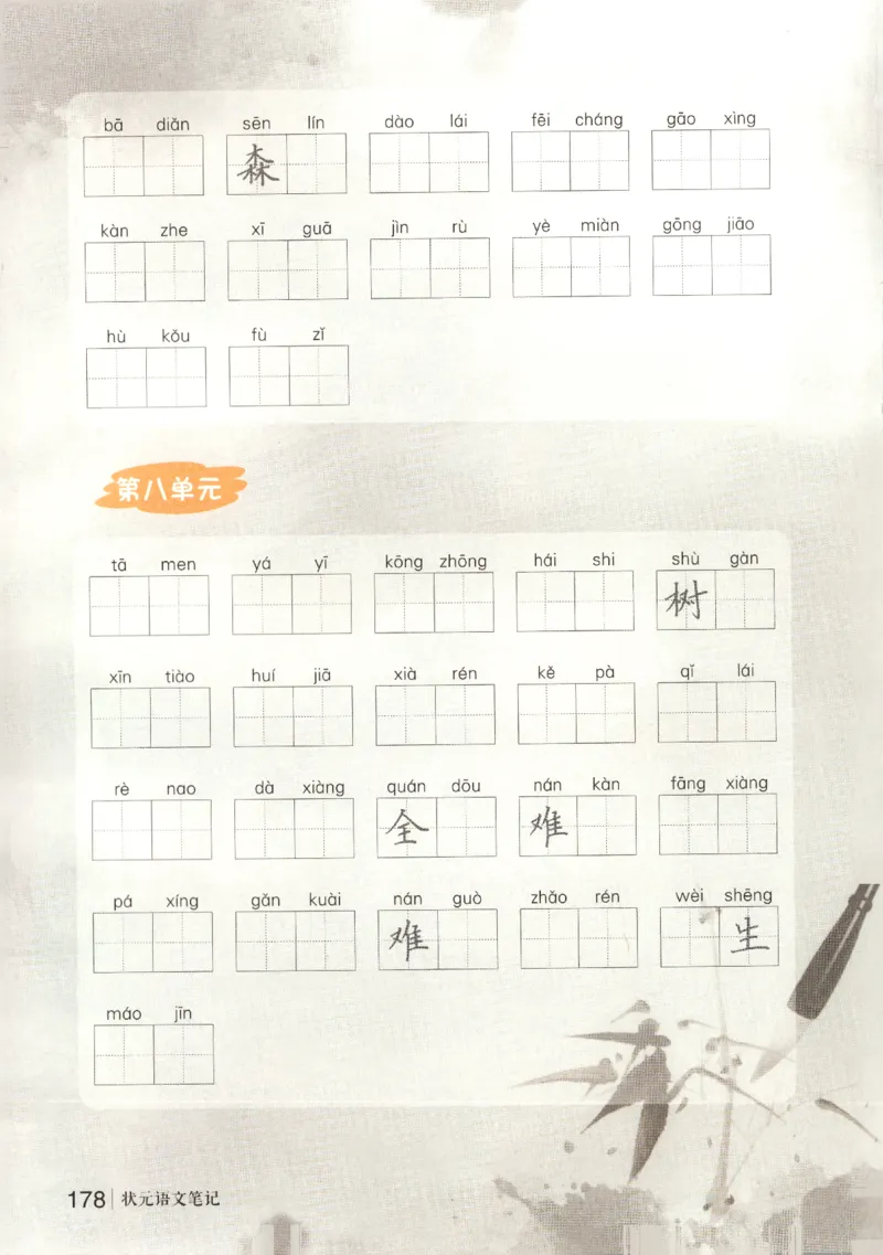 状元语文笔记.语文一年级.下册_2026春小学教辅大合集_3-26春《课堂笔记》系列_小学语文《课堂笔记》1-6年级下册（26春）(2)_《状元笔记》1-6年级下册（25春）