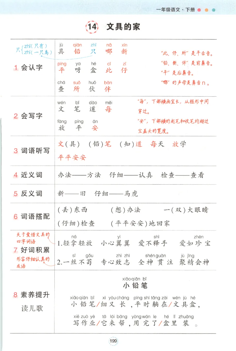 状元语文笔记.语文一年级.下册_2026春小学教辅大合集_3-26春《课堂笔记》系列_小学语文《课堂笔记》1-6年级下册（26春）(2)_《状元笔记》1-6年级下册（25春）
