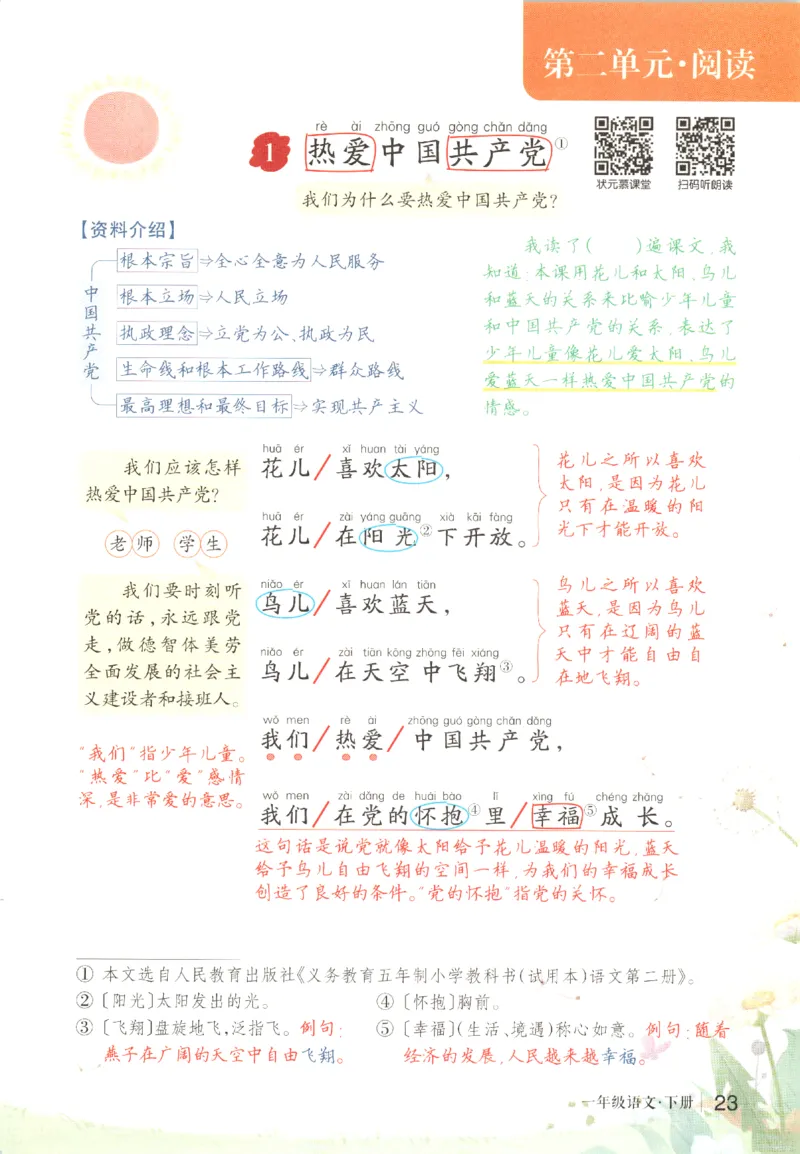 状元语文笔记.语文一年级.下册_2026春小学教辅大合集_3-26春《课堂笔记》系列_小学语文《课堂笔记》1-6年级下册（26春）(2)_《状元笔记》1-6年级下册（25春）