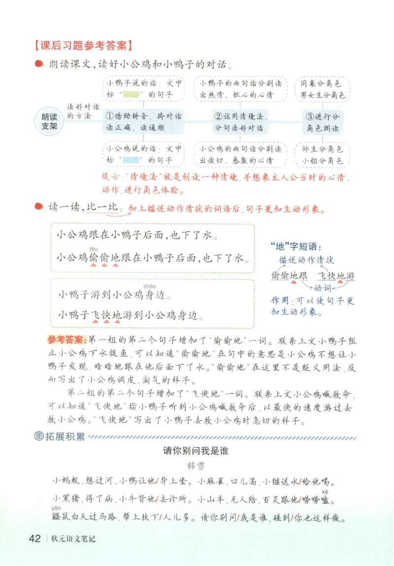 状元语文笔记.语文一年级.下册_2026春小学教辅大合集_3-26春《课堂笔记》系列_小学语文《课堂笔记》1-6年级下册（26春）(2)_《状元笔记》1-6年级下册（25春）