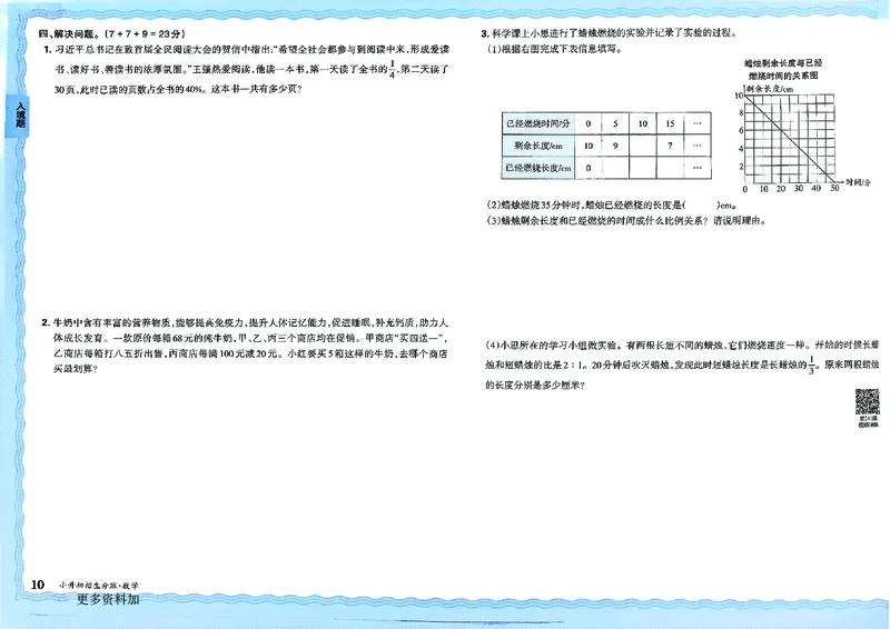2025版王朝霞小升初招生分班数学_小升初招生分班（语数英）