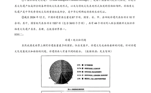 非连续性文本阅读主题卷02：文化传承与非遗保护（全国通用）（原卷版）_中考复习资料_语数英物化_1语文中考复习_2026年中考复习（更新中）_2026年中考语文一轮复习讲练测（全国通用）