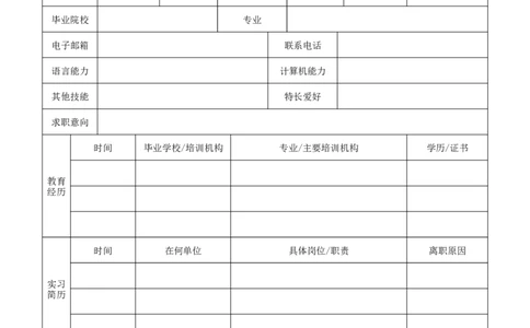 19_小升初《学生简历模板》单页+多页_行业简历_07、医护简历50款_医生简历模板23款