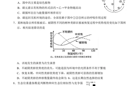 湖南常德市沅澧共同体2025-2026学年高二上学期期末考试生物试卷_2026年02月高二试卷_260215湖南省常德市沅澧共同体2025-2026学高二上学期期末考试