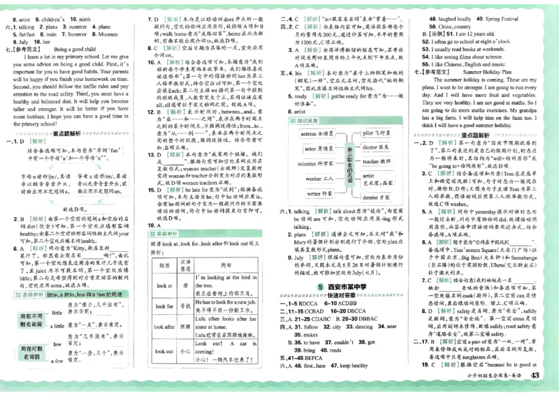 2025版王朝霞小升初招生分班英语_小升初招生分班（语数英）