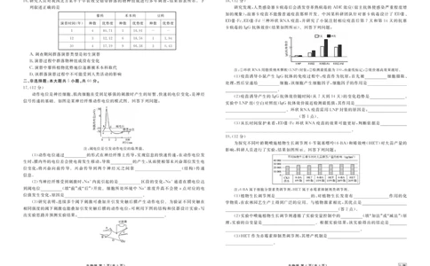 高二年级1月份自测生物正文B版_2026年02月高二试卷_260203广东省衡水金卷2027届高二年级1月份期末自测（全）