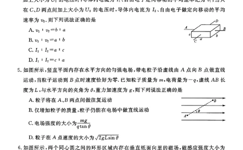 山西省晋城市2025-2026学年高二上学期2月期末物理试题（扫描版，含解析）_2026年02月高二试卷_260219山西省晋城市2025-2026学年高二上学期2月期末自测（全）