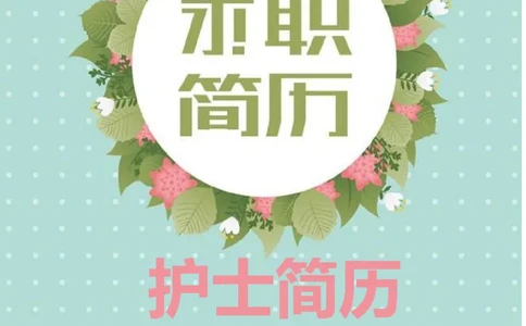 3_小升初《学生简历模板》单页+多页_行业简历_07、医护简历50款_护士简历模板27款