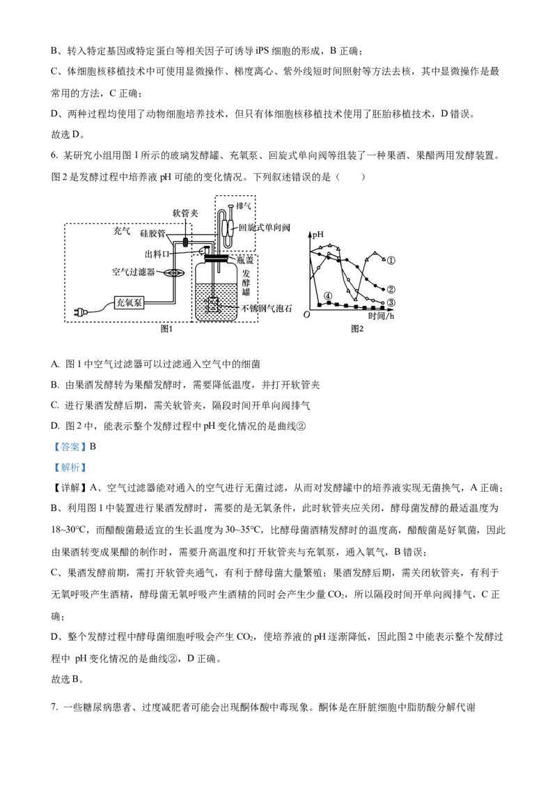 精品解析：湖南长沙市第一中学2025-2026学年高二下学期开学生物试题（解析版）_副本_2026年03月高二试卷_260325湖南长沙一中2025-2026学年高二下学期3月入学考试全科