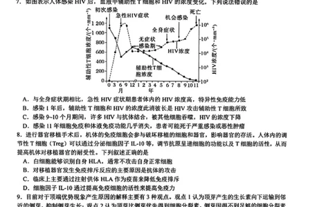 四川省成都市树德中学2025-2026学年高二上学期期末考试生物试题（图片版，含答案）_2026年02月高二试卷_260205四川省成都市树德中学2025-2026学年高二上学期期末（全）