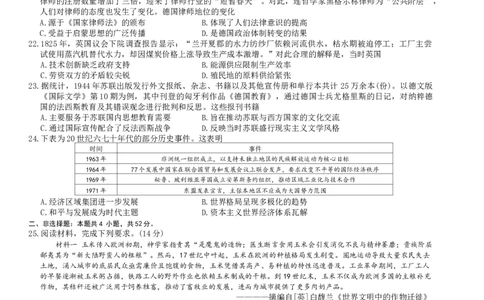 试卷_2026年02月高二试卷_260216云南省昭通市多县2025-2026学年高二上学期期末_云南省昭通市多县2025-2026学年高二上学期期末历史试题（含答案）