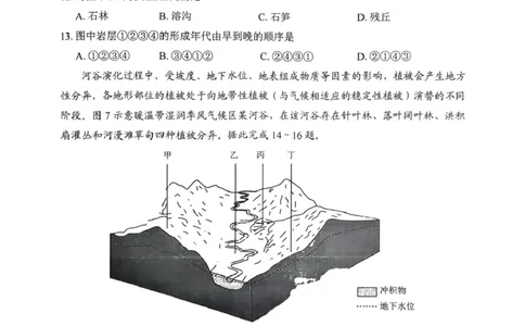 四川省自贡市2025-2026学年高二上学期1月期末地理试卷_2026年02月高二试卷_260216四川省自贡市2025-2026学年高二上学期1月期末