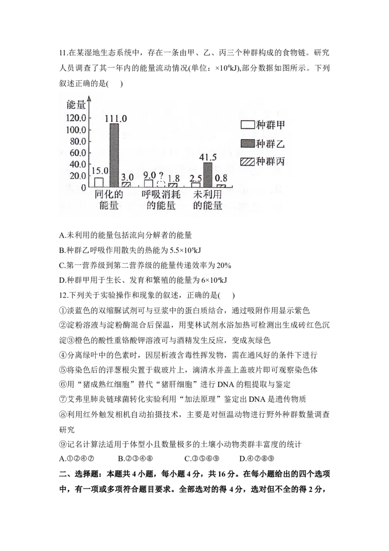 湖南省衡阳市衡阳县2025-2026学年高二上学期1月期末生物试题（含答案）_2026年02月高二试卷_260205湖南省衡阳市衡阳县2025-2026学年高二上学期1月期末