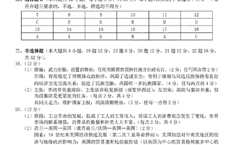 历史答案_2026年02月高二试卷_260216浙江省宁波市九校2025-2026学年高二上学期期末联考（全）_浙江省宁波市九校2025-2026学年高二上学期期末联考历史试题（图片版，含答案）
