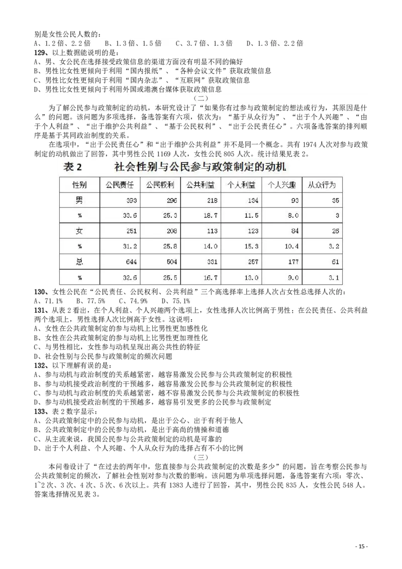 2008年山东公务员考试《行测》卷_国考省考_省考真题_21山东公务员考试真题pdf版_山东公务员考试真题&mdash;&mdash;行测08-25PDF版_题目