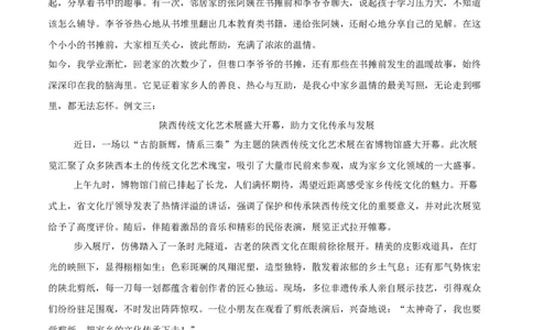 语文（陕西卷）（参考答案及评分标准）_中考复习资料_语数英物化_1语文中考复习_赠送：2025中考模拟题_2025年语文二模_语文（陕西卷）-2025年中考第二次全真模拟题