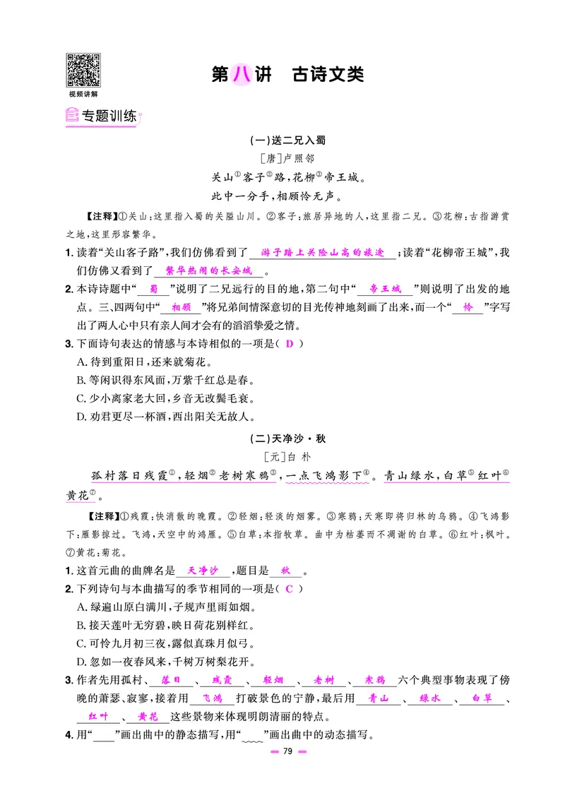 主书(活页专项训练)教用_小升初考点大全（语文英语）_语文《小升初考点大全》