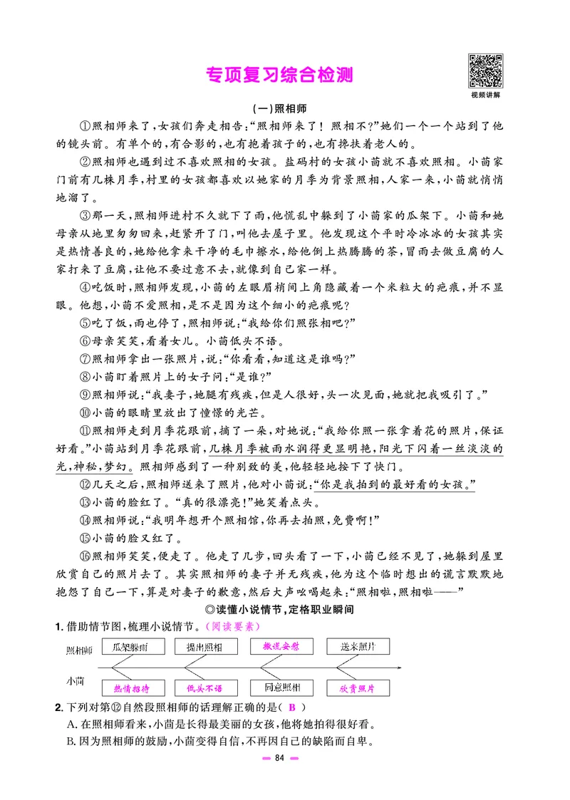 主书(活页专项训练)教用_小升初考点大全（语文英语）_语文《小升初考点大全》