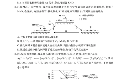 高二期末化学B试卷-SY_2026年02月高二试卷_260209安徽省鼎尖联考2025-2026学年高二上学期过程性学科素质评价试题（全）