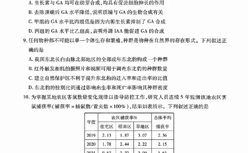 生物试题_晋中市2026年2月高二调研测试_2026年02月高二试卷_260219山西省晋中市2026年2月高二年级调研测试（全）