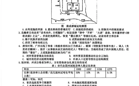 四川省成都市树德中学2025-2026学年高二上学期期末考试历史含答案_2026年02月高二试卷_260205四川省成都市树德中学2025-2026学年高二上学期期末（全）