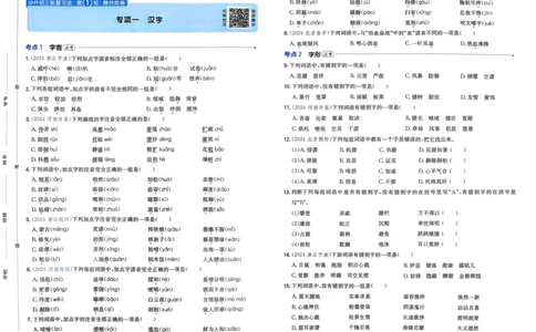 25一本小升初冲刺新卷-语文