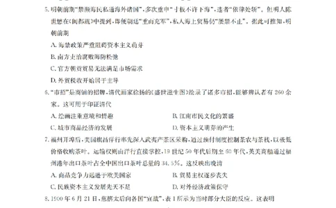 历史_扫描版_2026年02月高一试卷_260208青海省多校2028届高一上学期1月月考（全）