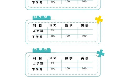 升学君整理简单蓝色插画-小升初简历模板_小升初《学生简历模板》单页+多页_66份小升初简历整理