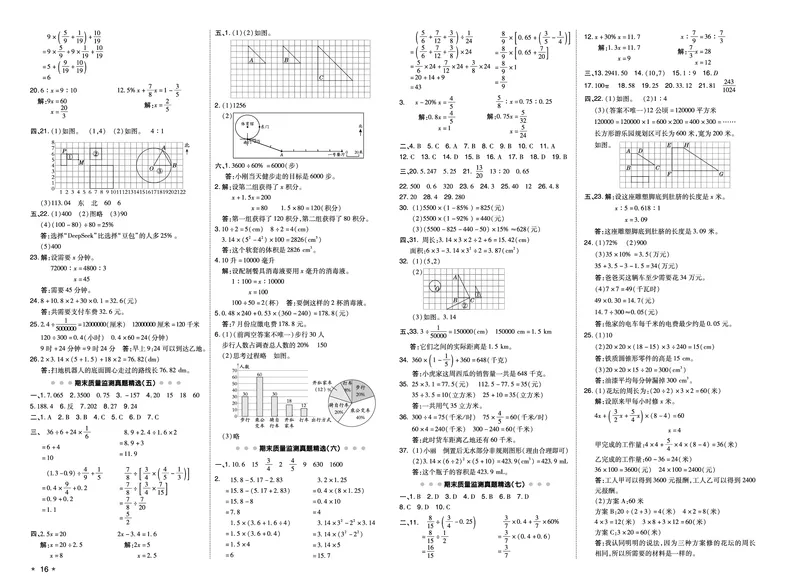 26春六年级数学下（R版）期末档真题卷精选_小升初语数英真题卷+真题专项_六下数学《期末真题模拟测评卷》