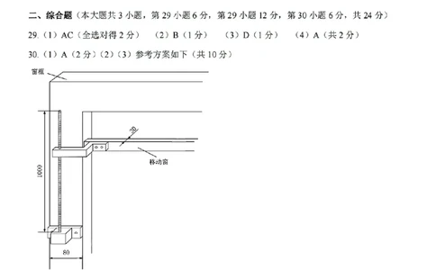 扫描件_高二技术试题参考答案202602_2026年02月高二试卷_260219浙江省丽水市2025-2026学年上学期高二期末教学质量监控（全）
