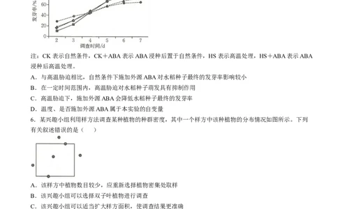 河北省邢台市卓越联盟2025-2026学年高二下学期开学测评生物试卷（含解析）_2026年03月高二试卷_260317河北省邢台市卓越联盟2025-2026学年高二下学期开学测评试卷（全科）