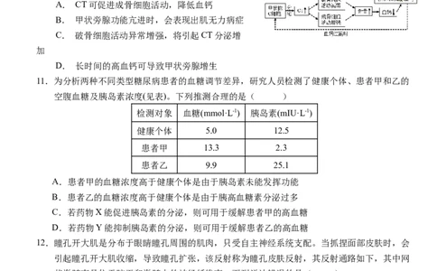 湖北省荆州市沙市中学2025-2026学年高二上学期1月月考生物试题（含答案）_2026年02月高二试卷_260201湖北省荆州市沙市中学2025-2026学年高二上学期1月月考