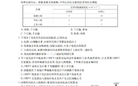 生物学_扫描版_2026年02月高二试卷_260206甘肃省多校2025-2026学年高二上学期1月期末（全）