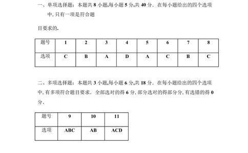 攀枝花市2025-2026学年度高二（上）教学质量监测样卷数学答案_2026年02月高二试卷_260203四川省攀枝花市2025-2026学年度高二（上）教学质量监测样卷（全）