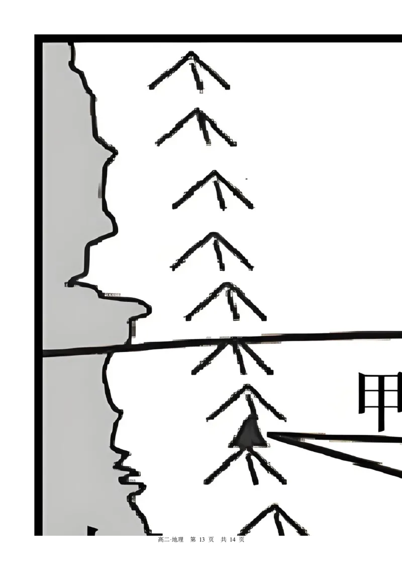 四川省泸州市三校联盟2025-2026学年高二上学期第一次联合考试地理试题（试卷）_2026年02月高二试卷_260206四川省泸州市三校联盟2025-2026学年高二上学期第一次联合考试（全）