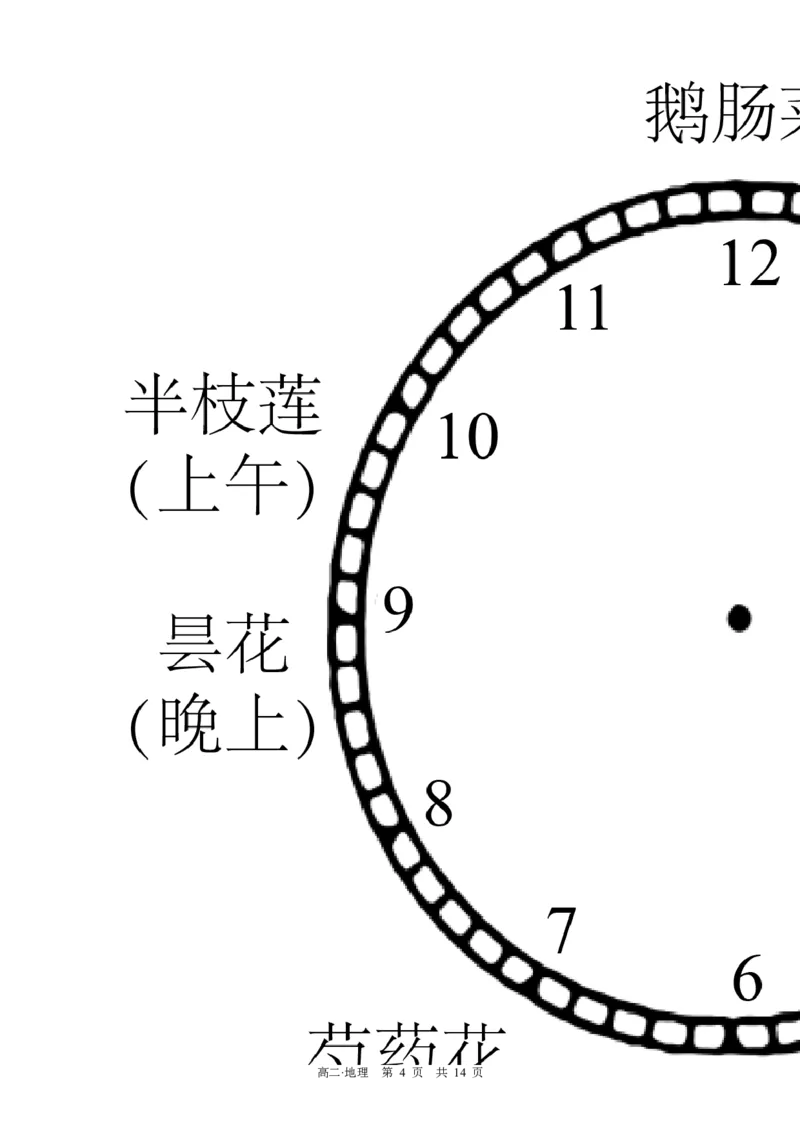 四川省泸州市三校联盟2025-2026学年高二上学期第一次联合考试地理试题（试卷）_2026年02月高二试卷_260206四川省泸州市三校联盟2025-2026学年高二上学期第一次联合考试（全）