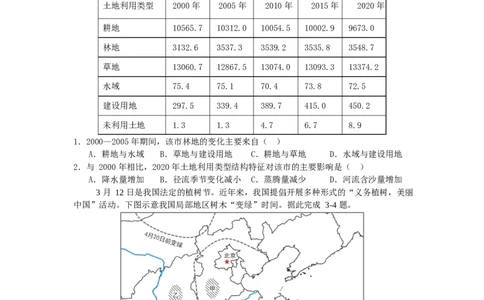 四川省德阳市第五中学2025-2026学年高二上学期期末模拟考试（1月月考）地理试卷（含答案）_2026年02月高二试卷_260201四川省德阳市第五中学2025-2026学年高二上学期1月月考