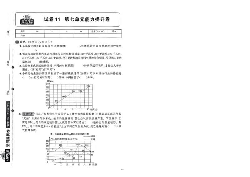 阳光同学活页提优卷人教数学5下_2026春小学教辅大合集_19-26春《阳光同学》系列_《阳光同学活页提优卷》人教数学