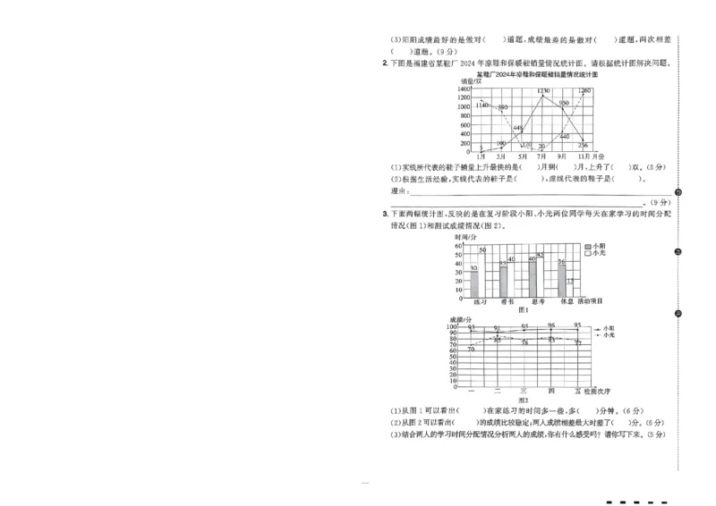 阳光同学活页提优卷人教数学5下_2026春小学教辅大合集_19-26春《阳光同学》系列_《阳光同学活页提优卷》人教数学